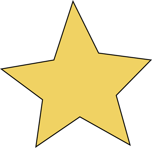 Yellow Star Clip Art - Yellow Star Image