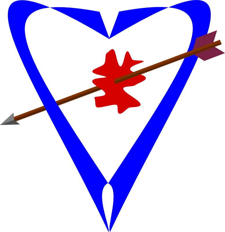 Clipart - Blue heart