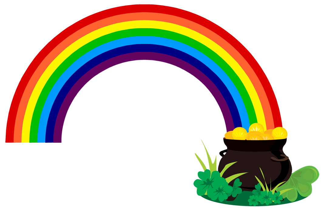Pix For > Pot Of Gold At The End Of The Rainbow