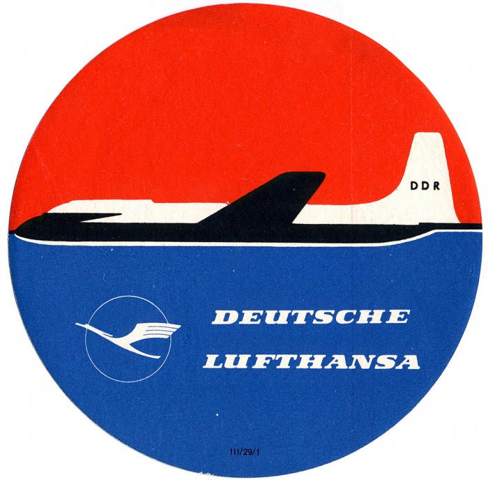 Vintage Graphics - Aviation Luggage Labels | Patternbank