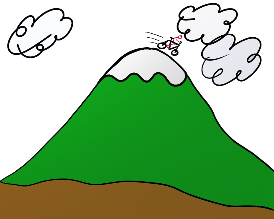 Over The Hill Clip Art