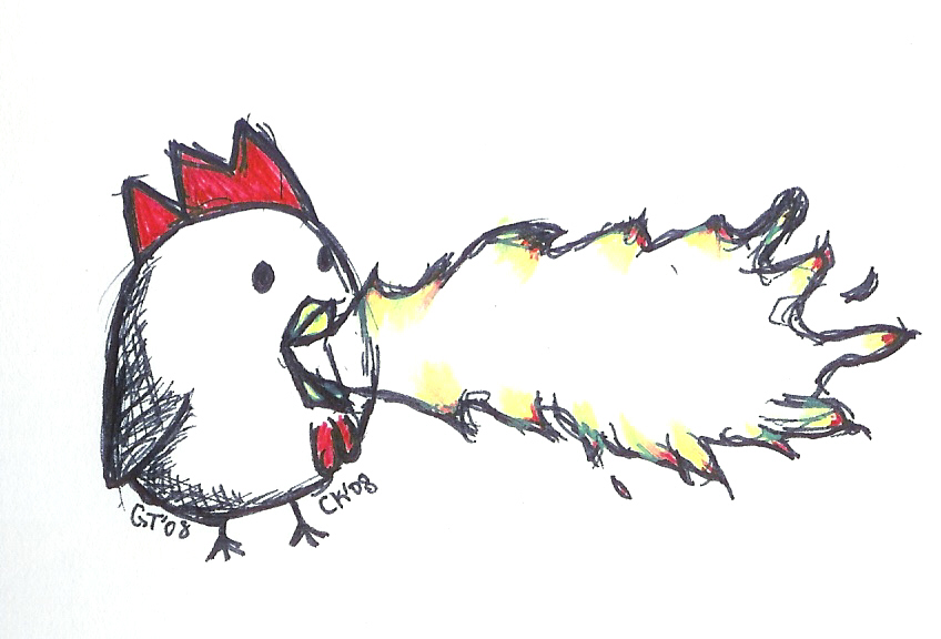 Flaming Chicken by Cool-Kakshi on deviantART