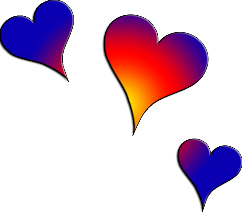 Hearts F image - vector clip art online, royalty free & public domain