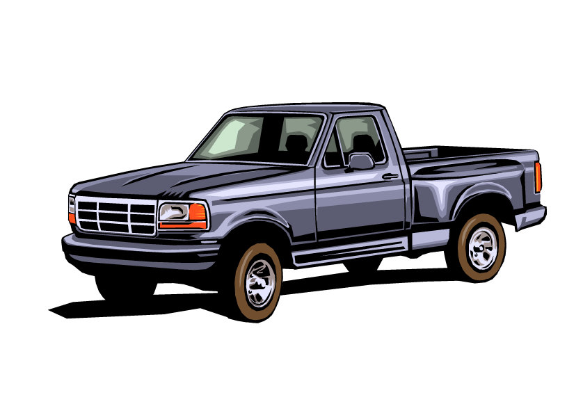 Pickup Truck Vector - vector download free