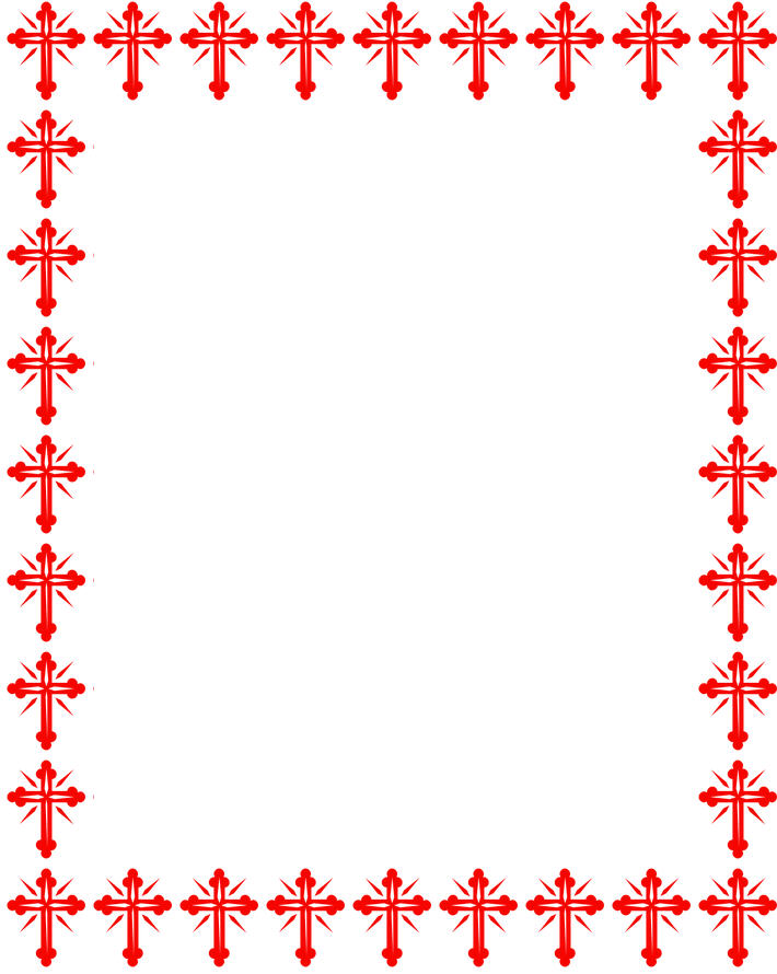 Border Paper Red Bandana Design