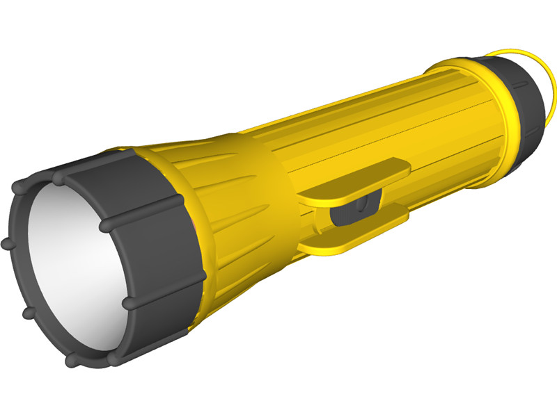 Flashlight 3D Model Download | 3D CAD Browser