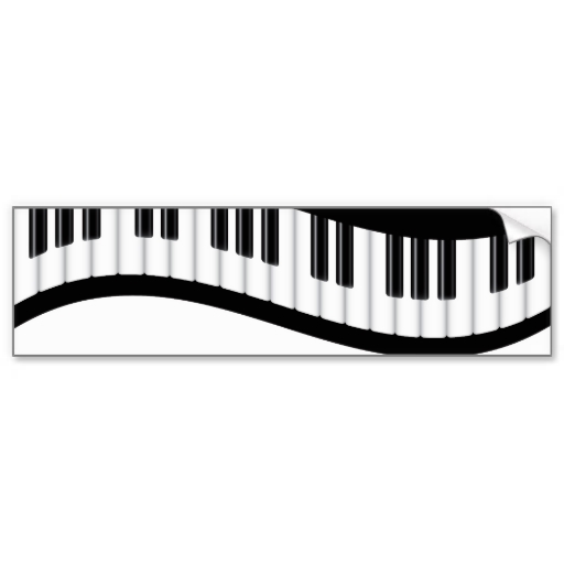 Wavy Piano Keys Clipart Wallpaper Blue Transparent Pipes Twisting