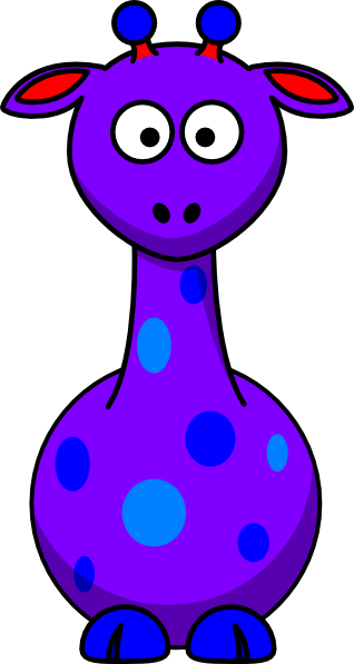 Baby Giraffe clip art - vector clip art online, royalty free ...