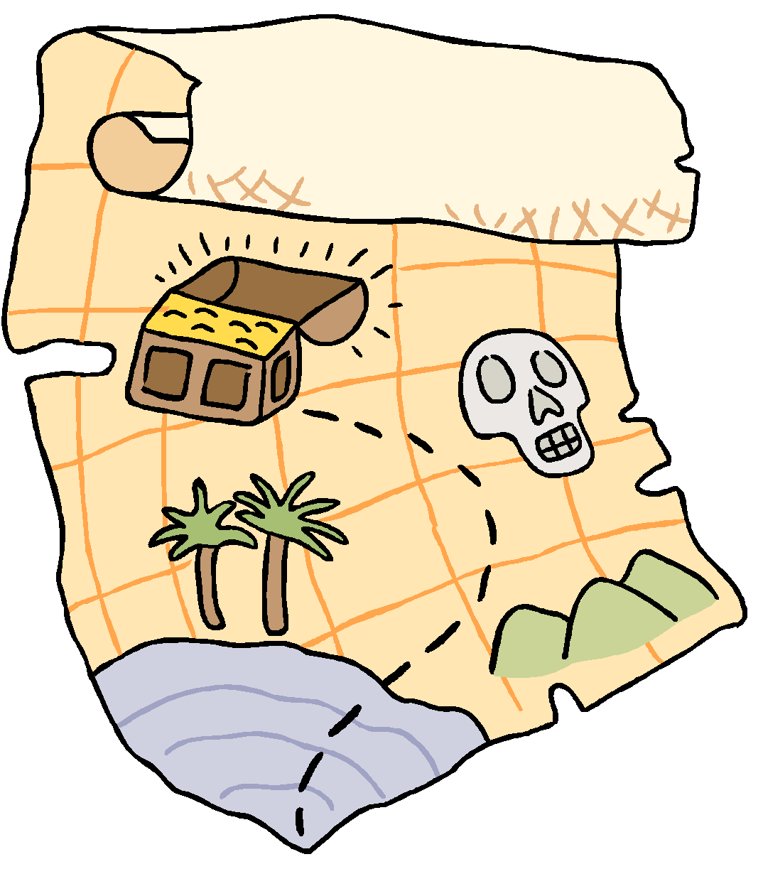 Images For > Pirate Treasure Map Clipart