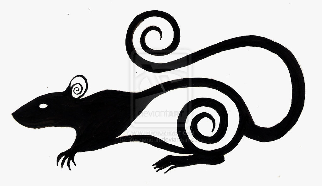 Rat Swirl Design by Zaegandun on deviantART