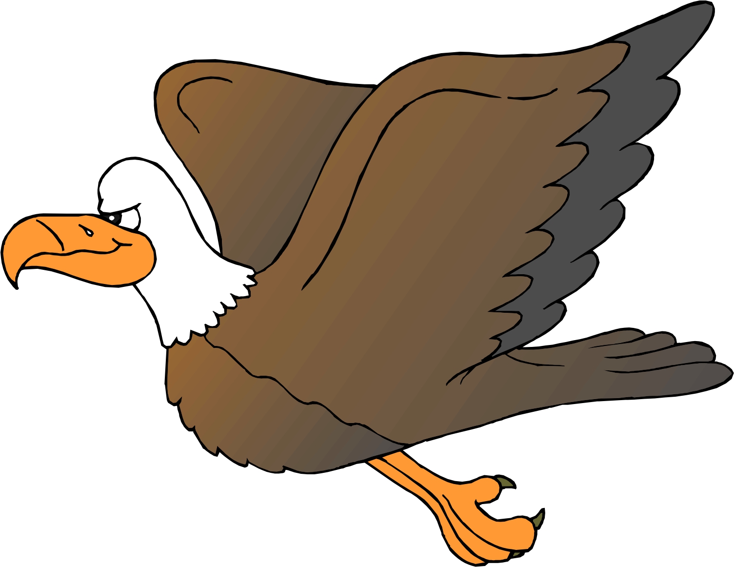 free cartoon eagle clipart - photo #20