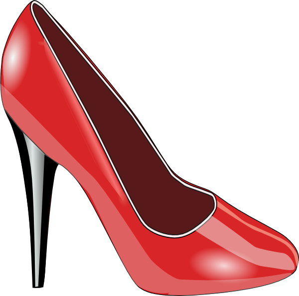 Red Shiny Shoes clip art - vector clip art online, royalty free ...