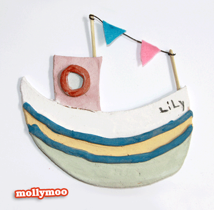 MollyMoo – crafts for kids and their parents Simple Clay Boats ...