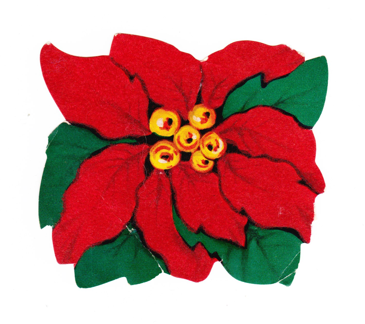 Images For > Christmas Poinsettia Clipart