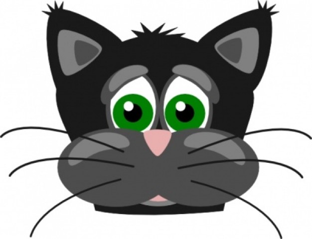 Peterm Sad Cat clip art Vector | Free Download