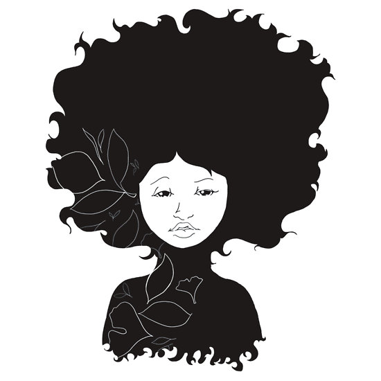 Afro Silhouette - ClipArt Best