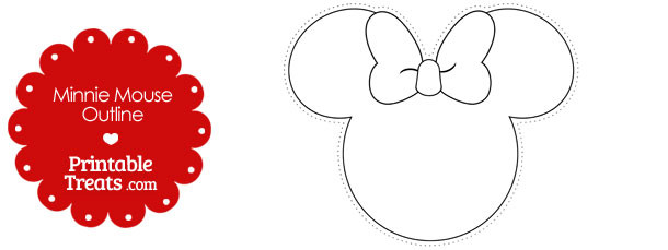 Minnie Mouse Head Outline - Cliparts.co