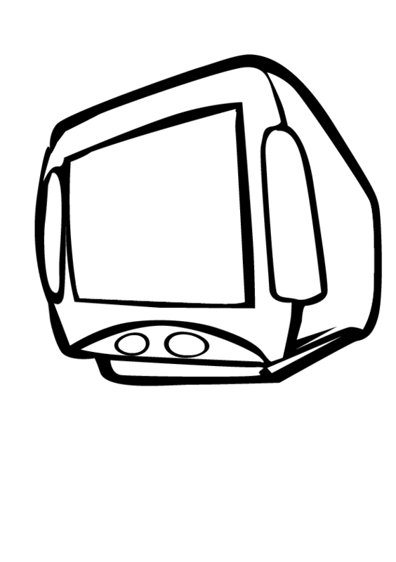 computer screen printable coloring in pages for kids - number 380 ...