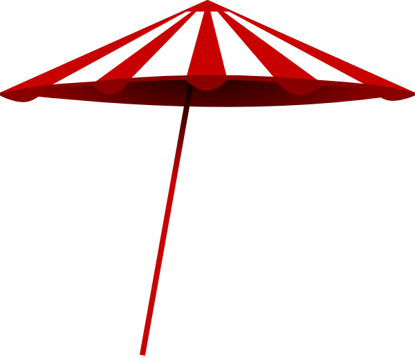 Tomk Red White Umbrella clip art Free Vector / 4Vector