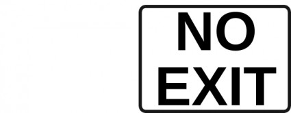 No Exit Sign clip art Vector clip art - Free vector for free download