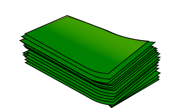 stack of money clipart - photo #27