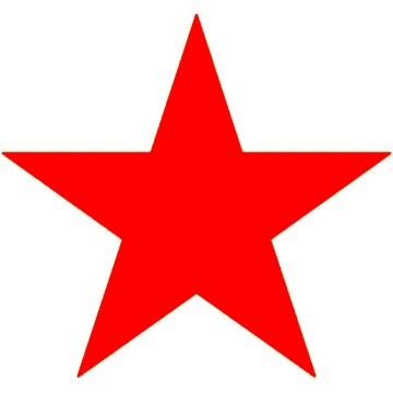 Large Sized Red Stars