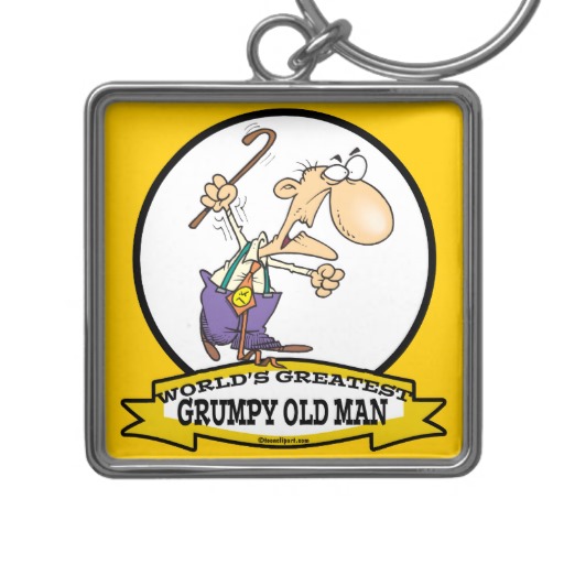 Grumpy Old Man Keychains | Grumpy Old Man Key Chain Designs
