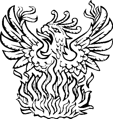 Free Heraldry Clipart - Heraldic clipart phoenix1
