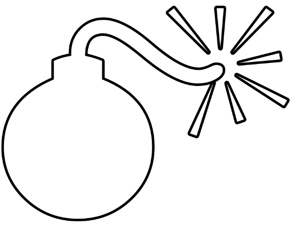 Bomb With Lit Fuse Clip Art Download
