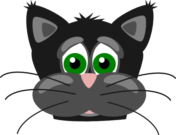 Peterm Sad Cat clip art - vector clip art online, royalty free ...