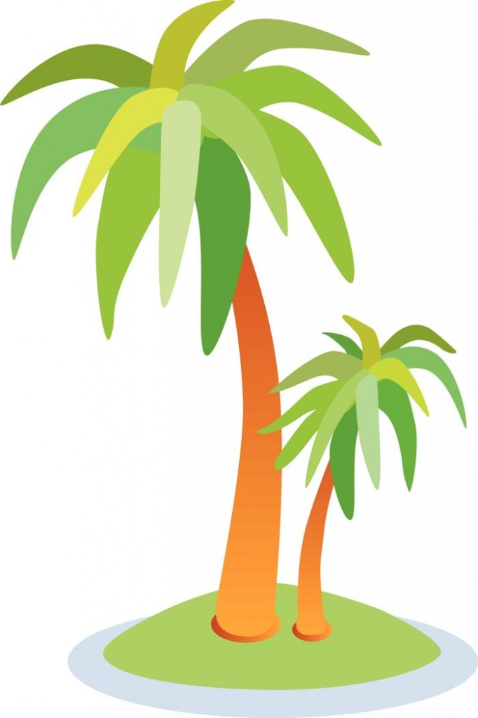 Palm Tree Beach Clip Art Cliparts co