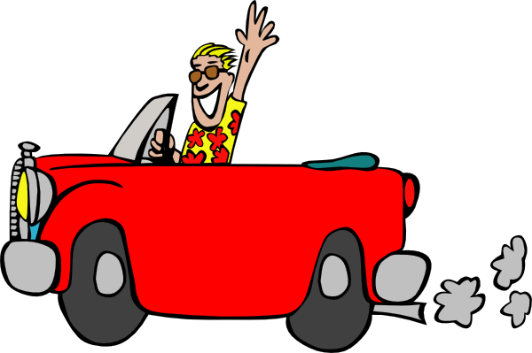 Red Car clip art - vector clip art online, royalty free & public ...
