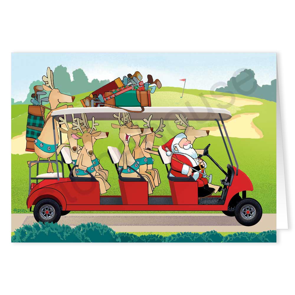 Golf Christmas Cards | Stonehouse Collection