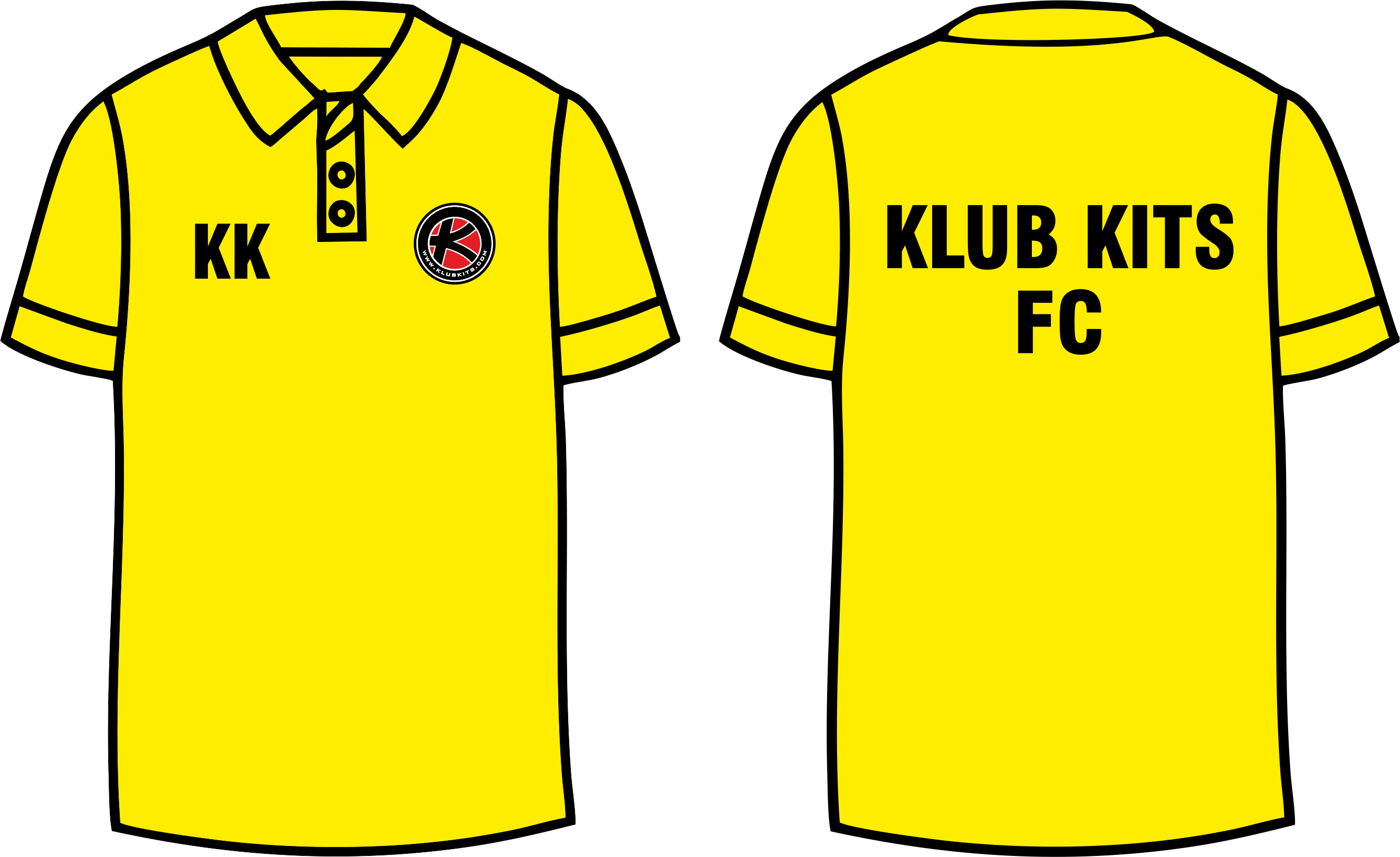 Trends For > Polo Shirt Design Template Yellow