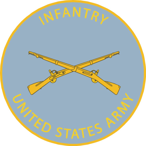 Army Infantry Insignia Clip Art For Military Products