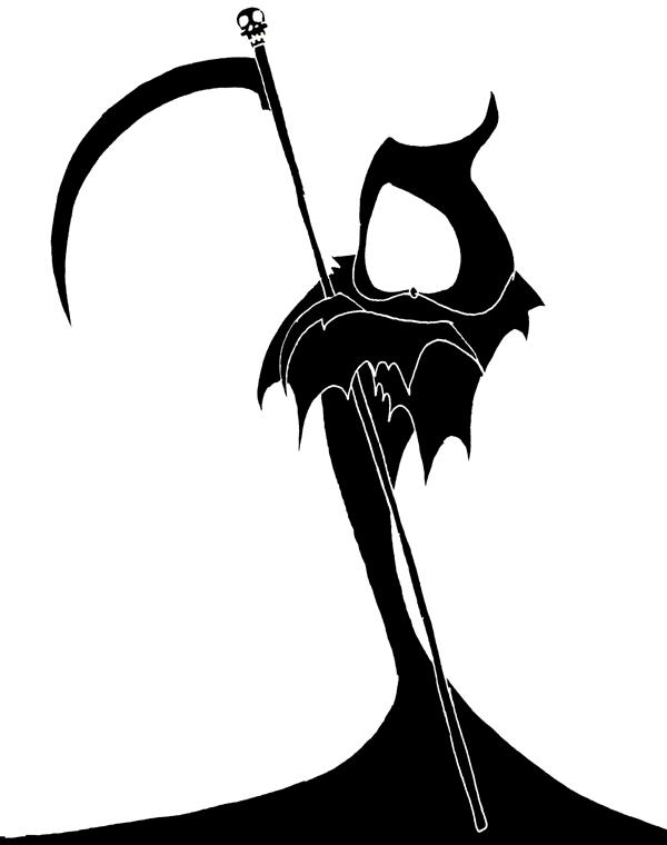 grim reaper scythe tribal tattoos