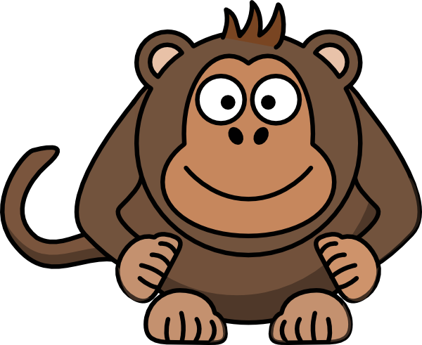 monkey clipart vector - photo #15