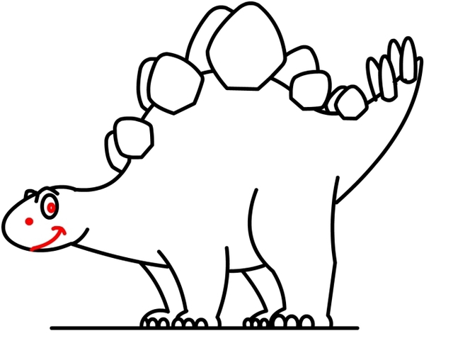 Complete Stegosaurus' Head