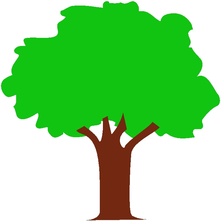 free clip art green tree - photo #17
