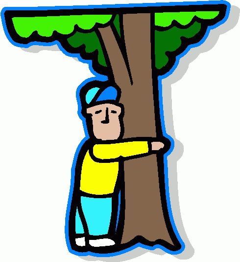 boy_hugging_tree_2 clipart - boy_hugging_tree_2 clip art
