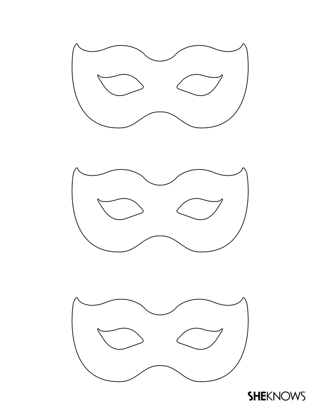 Masquerade Mask Templatemasquerade Masks Free Printable Coloring ...