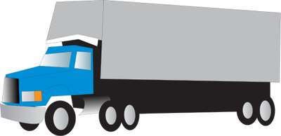 Freight: semi-trailer truck - Transport - Vector Illustration ...