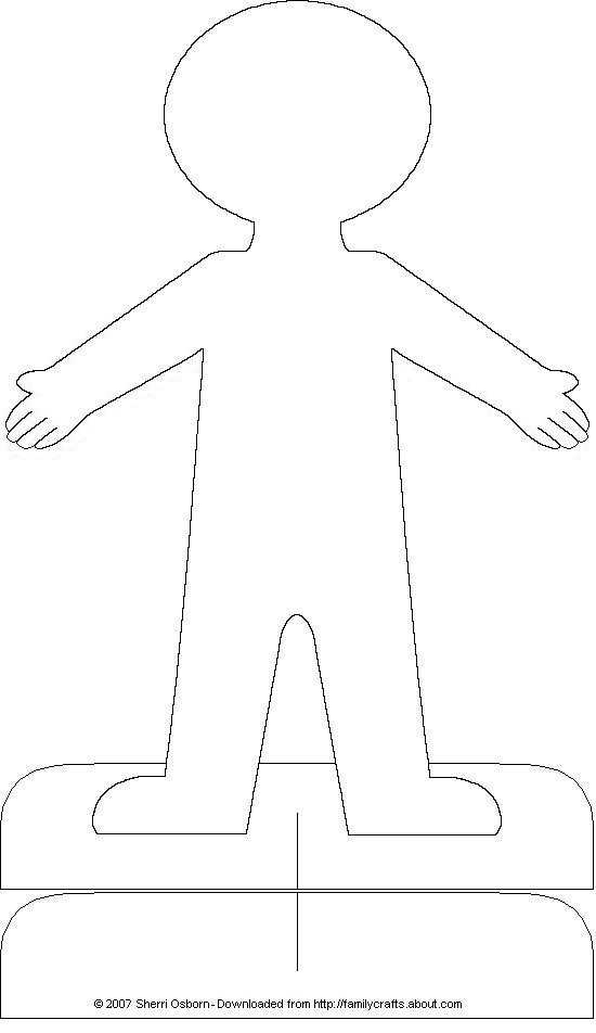 Blank Person Template Cliparts co