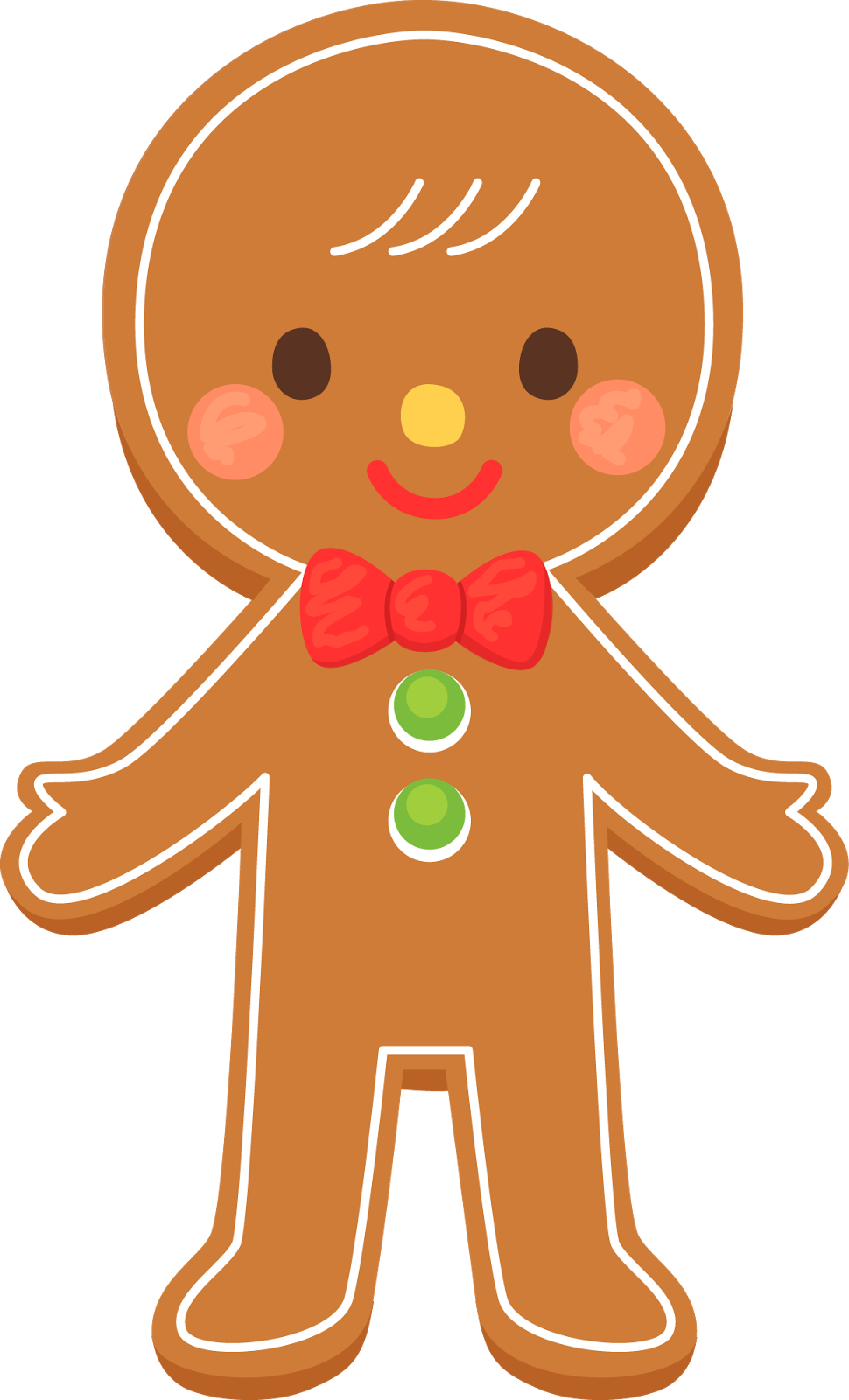 clip art gingerbread man outline - photo #27