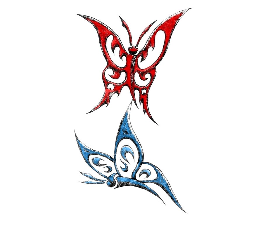 Mystery Butterflies - Butterfly Tattoo Design | TattooTemptation