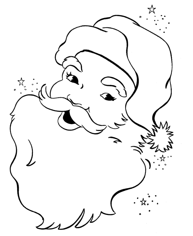 ho-ho Colouring Pages (page 2)