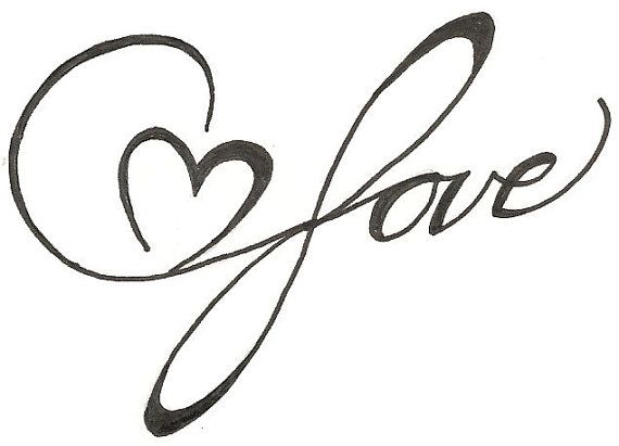 Infinite Love Heart Drawing Original Tattoo by ginaleecincotta ...