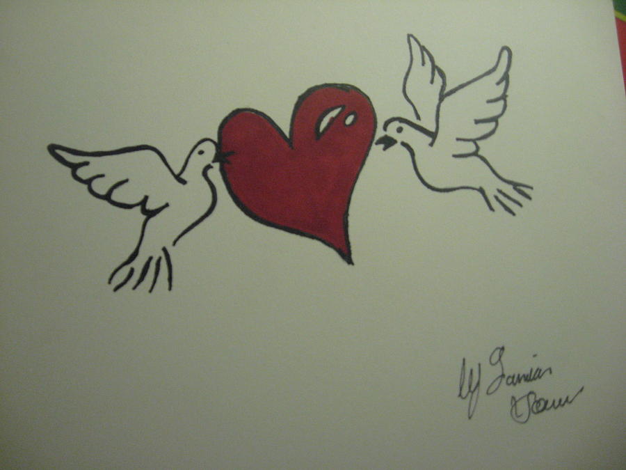 2 Doves 1 Love by Damian Howell