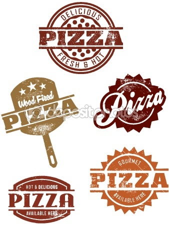 Pizza Logo on Pinterest | Dental Logo, Fashion Logo Design and ...