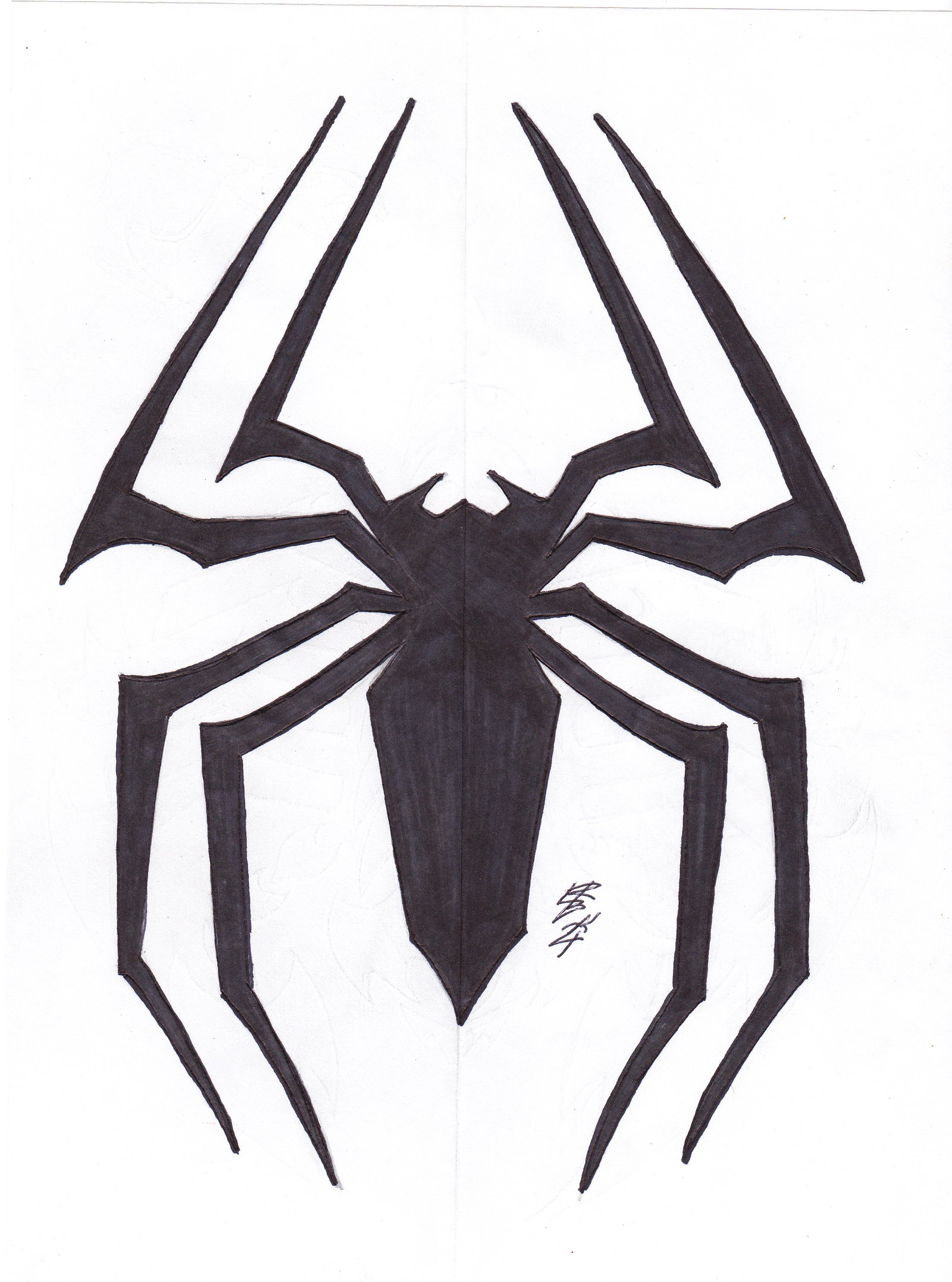 SPIDER-MAN SPIDER SYMBOL by lrayjus21 on DeviantArt